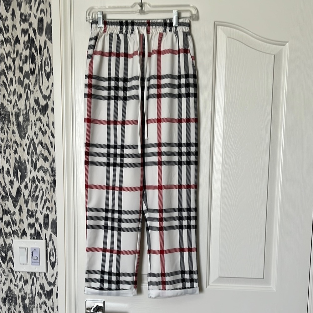 Stylish Plaid Women's Pants